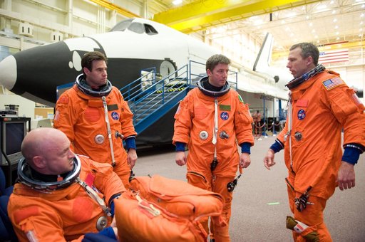 STS-134 bailout training