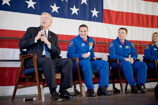 STS-130 Crew Return, Ellington Field