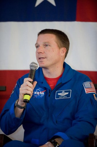 STS-130 Crew Return, Ellington Field