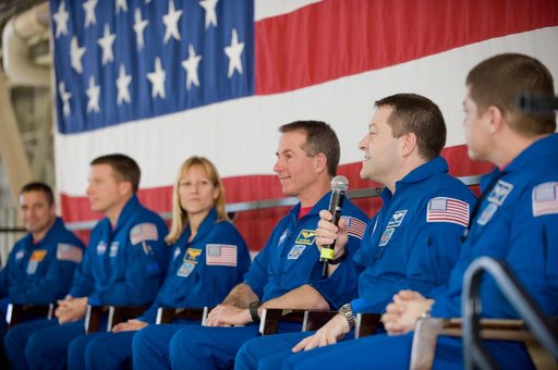 STS-130 Crew Return, Ellington Field