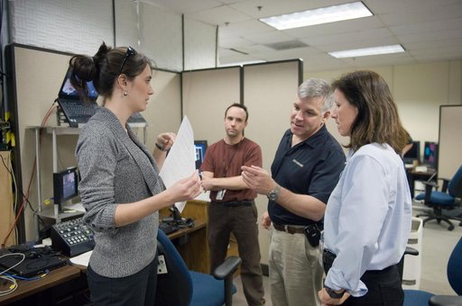 STS-134 crew and Expedition 24/25 crew member Shannon Walker