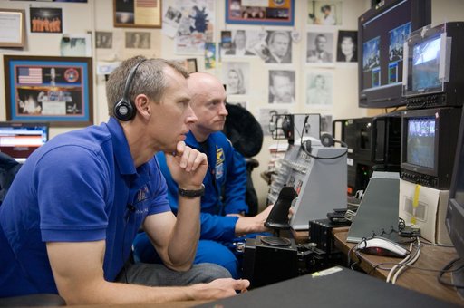STS-134 crew and Expedition 24/25 crew member Shannon Walker