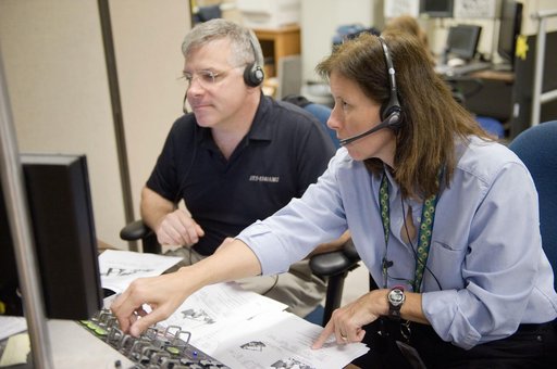 STS-134 crew and Expedition 24/25 crew member Shannon Walker