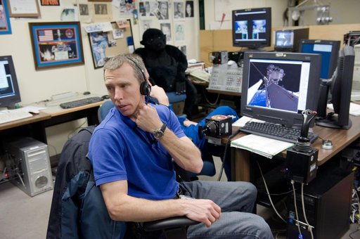STS-134 crew and Expedition 24/25 crew member Shannon Walker