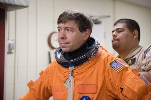 STS-133 crew during CCTII Bailout training