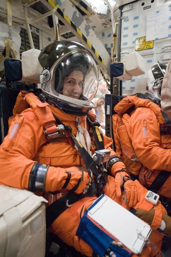 STS-133 crew during CCTII Bailout training