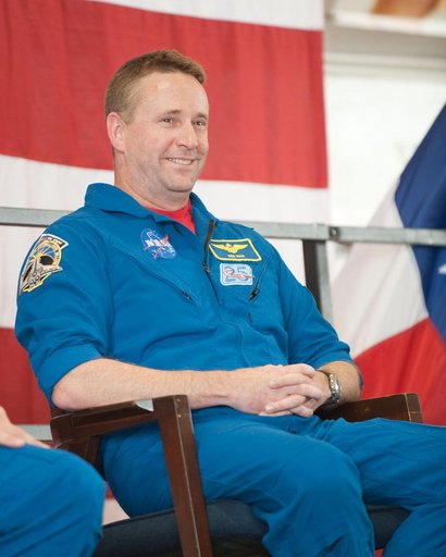 STS-132 crew return ceremony at Ellington Field - Hangar 276
