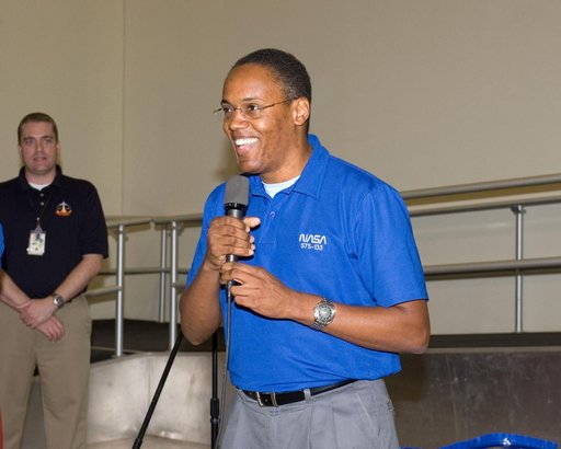 STS-133 cake cutting ceremony marking the end of their training.