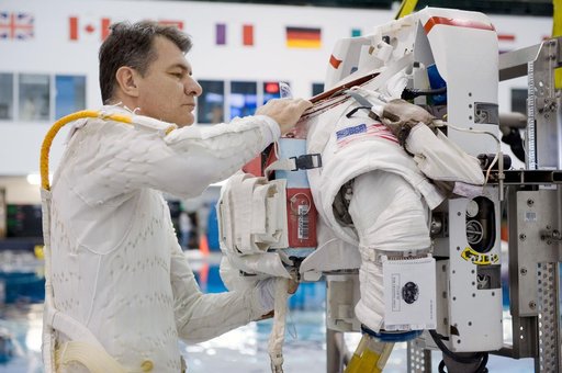 Expedition 26 crew members Cady Coleman and Paolo Nespoli