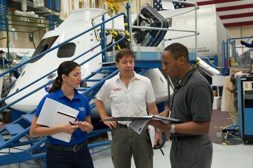 Documentation of STS-133 training during SSMTF IN/EG Timeline 91105