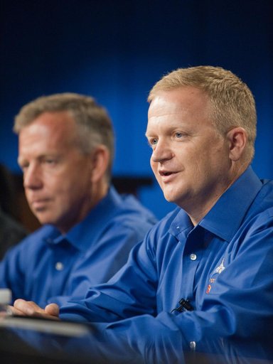 STS-133 crew press conference