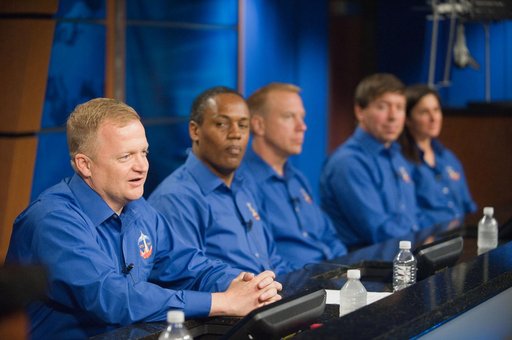 STS-133 crew press conference