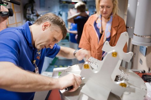 Expedition 27 crew members Ron Garan, Andre Borisenko and Aleksandr Samokutyaev