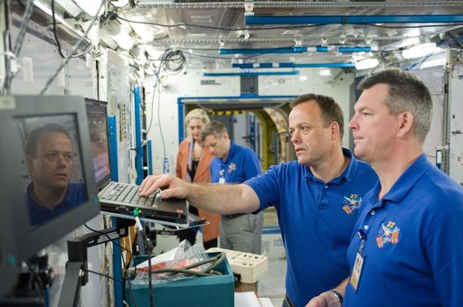 Expedition 27 crew members Ron Garan, Andre Borisenko and Aleksandr Samokutyaev