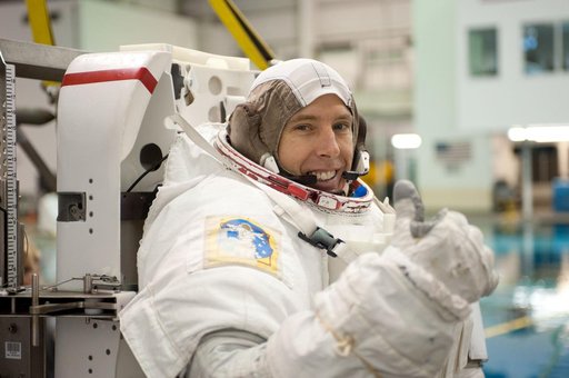 STS-134 crew members Mike Fincke and Greg Chamitoff