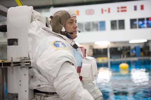 Expedition 27 crew member Ron Garan with STS-335 crew member Rex Walheim