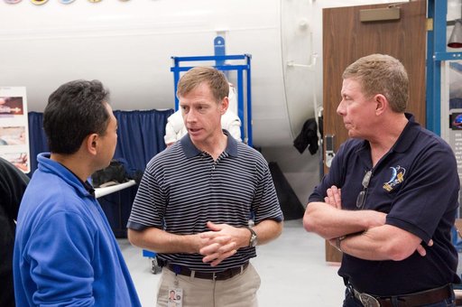 Expedition 27, Expedition 28 and STS-135 during joint ISS/STS Emergency Scenarios training.