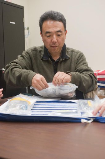 Expedition 28 JAXA astronaut Satoshi Furukawa during CMO Delta Training
