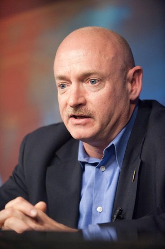 STS-134 press conference with Mark Kelly
