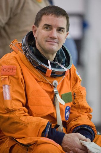 STS-135 water survival training at the NBL