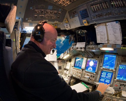 STS-134 crew commander Mark Kelly and some of his crew (Fincke, Vittori, Johnson)