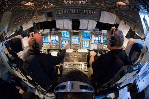 STS-134 crew commander Mark Kelly and some of his crew (Fincke, Vittori, Johnson)