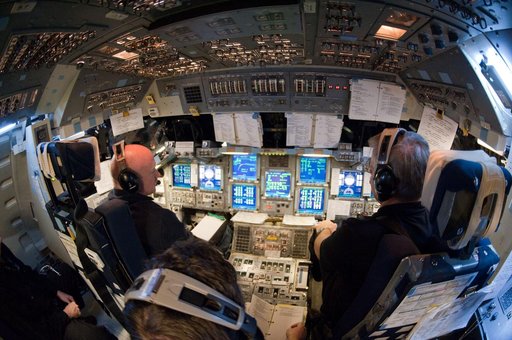 STS-134 crew commander Mark Kelly and some of his crew (Fincke, Vittori, Johnson)
