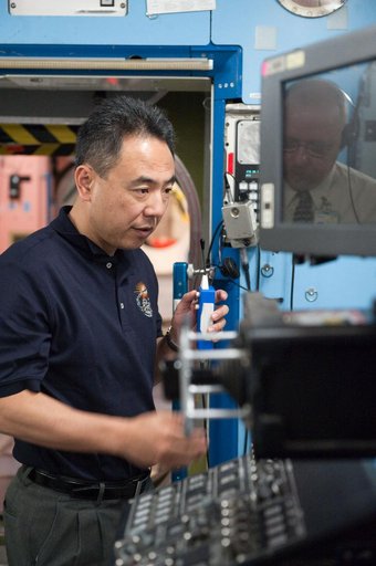 Expedition 29 JAXA astronaut Satoshi Furukawa during Emergency Scenario Training
