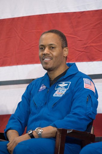STS-133 Crew Return at Ellington Field, Hangar 276