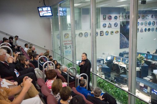 MCC Guest Viewing Program of Pope Benedict XVI's call to the ISS/STS-134 crew.