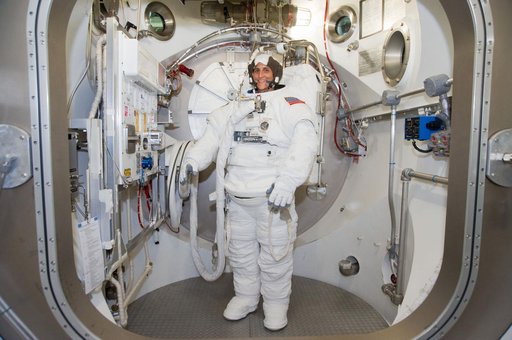 Expedition 32 crew member Sunita Williams during her EMU Training and Certification