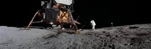 Apollo 15 lunar panorama