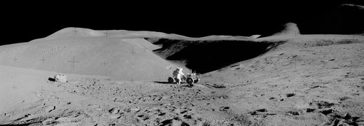 Apollo 15 lunar panorama