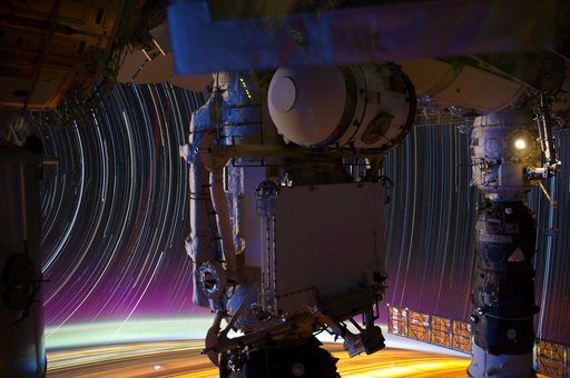 ISS-30 Star trail composite