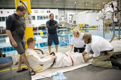 EVA Skills training in the NBL