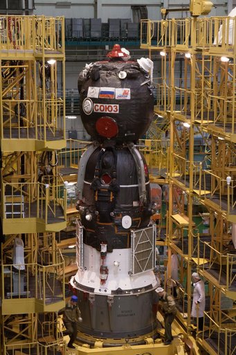 Soyuz TMA-08M at Baikonur