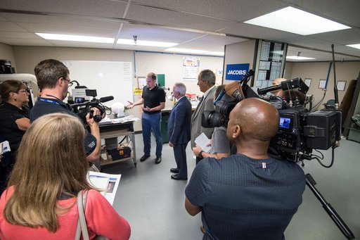 NASA Chief Technologist Tours Jacobs' Engineering Development Facility