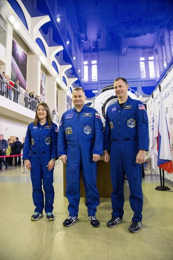 Expedition 59 crew members in Star City, Russia