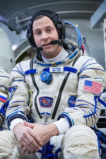 Nick Hague of NASA at the Gagarin Cosmonaut Training Center