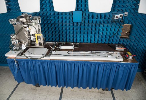 ISS Universal Waste Management System, Unit 1 during EMI/EMC Testing