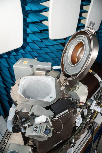 ISS Universal Waste Management System, Unit 1 during EMI/EMC Testing