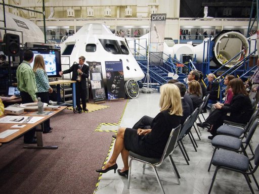 NASA Center Directors Visit Orion Mockup at JSC
