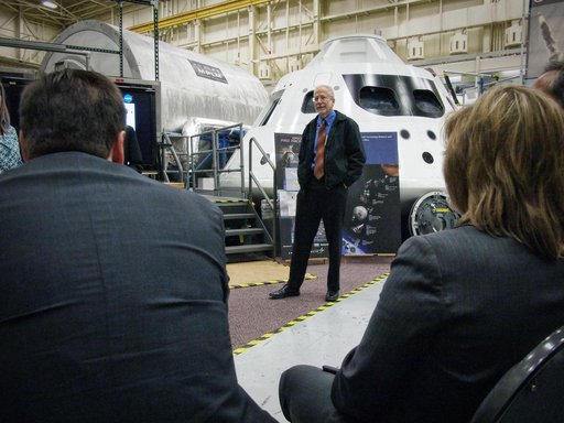 NASA Center Directors Visit Orion Mockup at JSC
