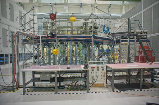 Orion EFT-1 Service Module at the O&C