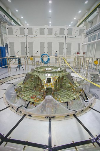 Orion EFT-1 Crew Module at the O&C