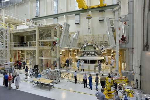 Crew Module / Service Module mating operation