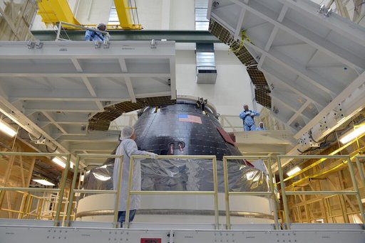 Orion crew module is complete!