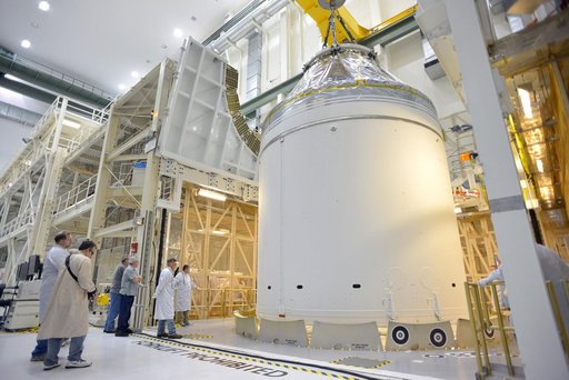 Orion crew module is complete!
