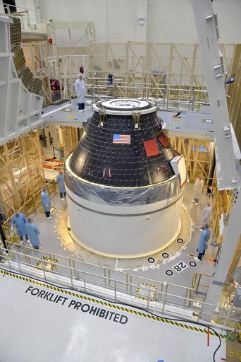 Orion crew module is complete!