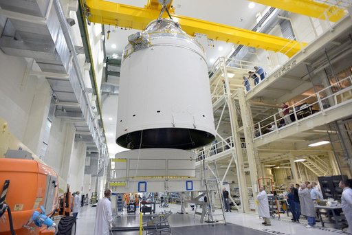 Orion crew module is complete!